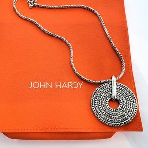 ***NEW*** John Hardy Rata Multi-Row Round Chain Pendant Necklace